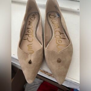Sam Eldelman great condition tan flats size 7.5